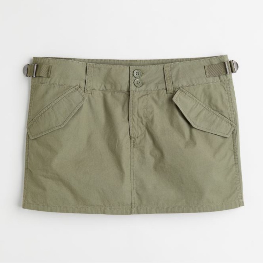 H&M Cargo Style Utility Skirt | Casual Cotton Mini